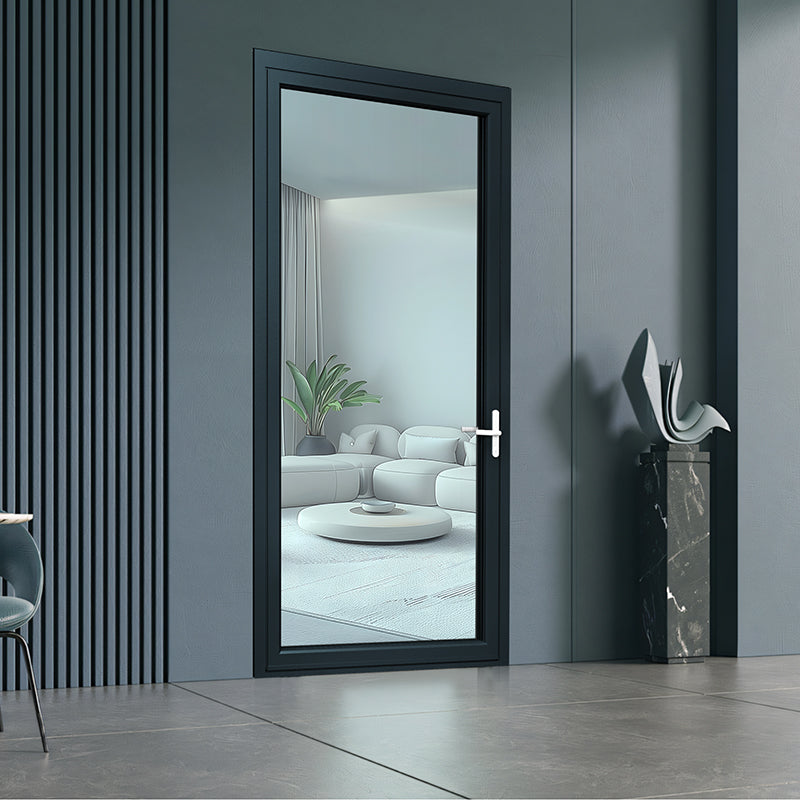 Aluminum Door Manufacturers Heavy Duty Thermal Break Aluminum Casement Door For Residential House Commercial