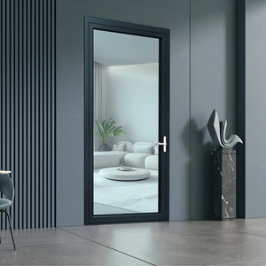 Aluminum Door Manufacturers Heavy Duty Thermal Break Aluminum Casement Door For Residential House Commercial