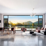 ZIDEA Energy Efficient Aluminum Windows Tilt Turn Thermal Insulation Casement Windows With Screen Netting