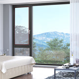 Soundproof double glazed thermal insulation impact resistant energy saving windows design aluminum glass casement windows